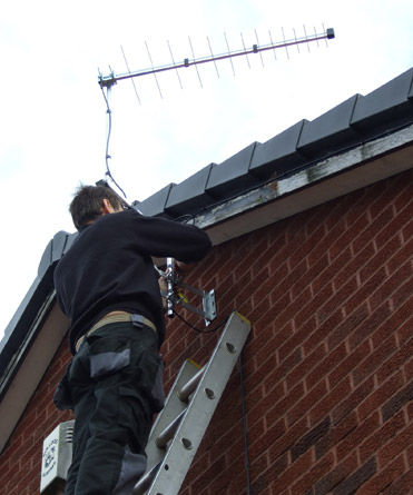 Installation of TV Aerial in Sleaford